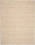 Pure Rows Ivory Taupe Farmhouse Wool Area Rug