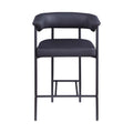 Lombardy Vegan Leather Upholstered Counter Stool