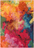 Celestial Palette Modern Polypropylene Area Rug
