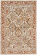 Sahar Ivory Multicolor Vintage Polyester Area Rug