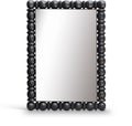 Auvergne Black Acacia Wood Frame Mirror - 36M