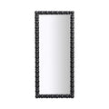 Auvergne Black Acacia Wood Frame Mirror - 65M