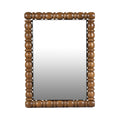 Auvergne Brown Acacia Wood Frame Mirror - 36M