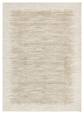 Grand Street Ivory Taupe Modern Polyester Area Rug