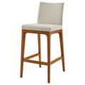 Devon Set of 2 Counter Stools, Cardiff Cream, Ashwood Legs