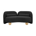 Donovan 64" Boucle Fabric Upholstered Loveseat