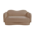 Briony 58" Teddy Fabric Upholstered Loveseat