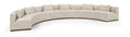 Baden 221.25" Chenille Fabric Upholstered 3pc. Modular Sectional