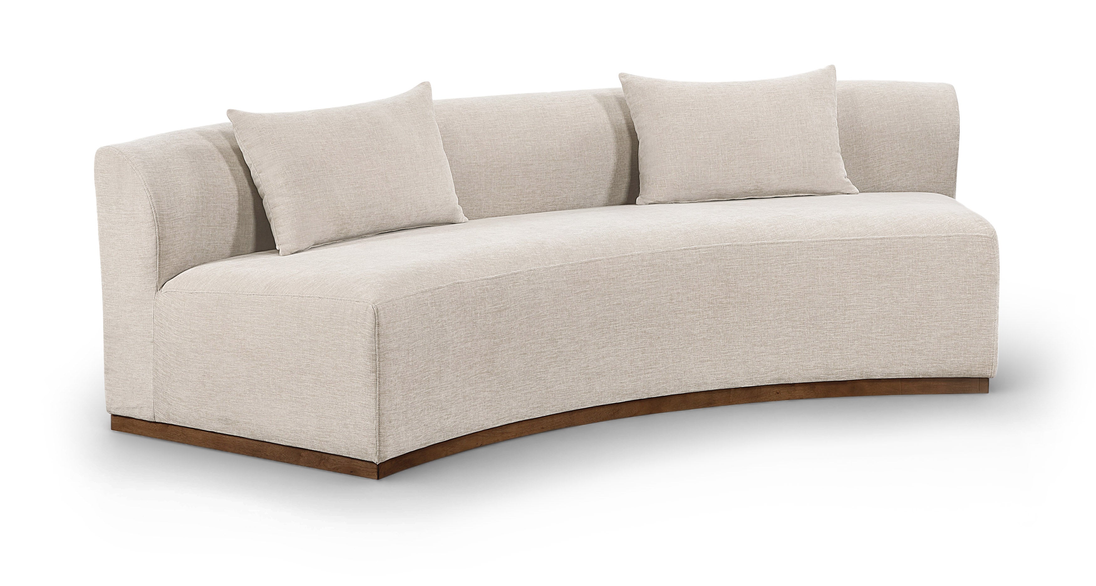 Baden 104" Chenille Fabric Upholstered Sofa
