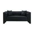 Evianna 67" Vegan Leather Upholstered Sofa