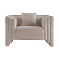 Evianna Chenille Fabric Upholstered Chair