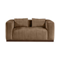 Lorena 67" Vegan Leather Upholstered Sofa