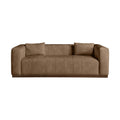 Lorena 90.5" Vegan Leather Upholstered Sofa
