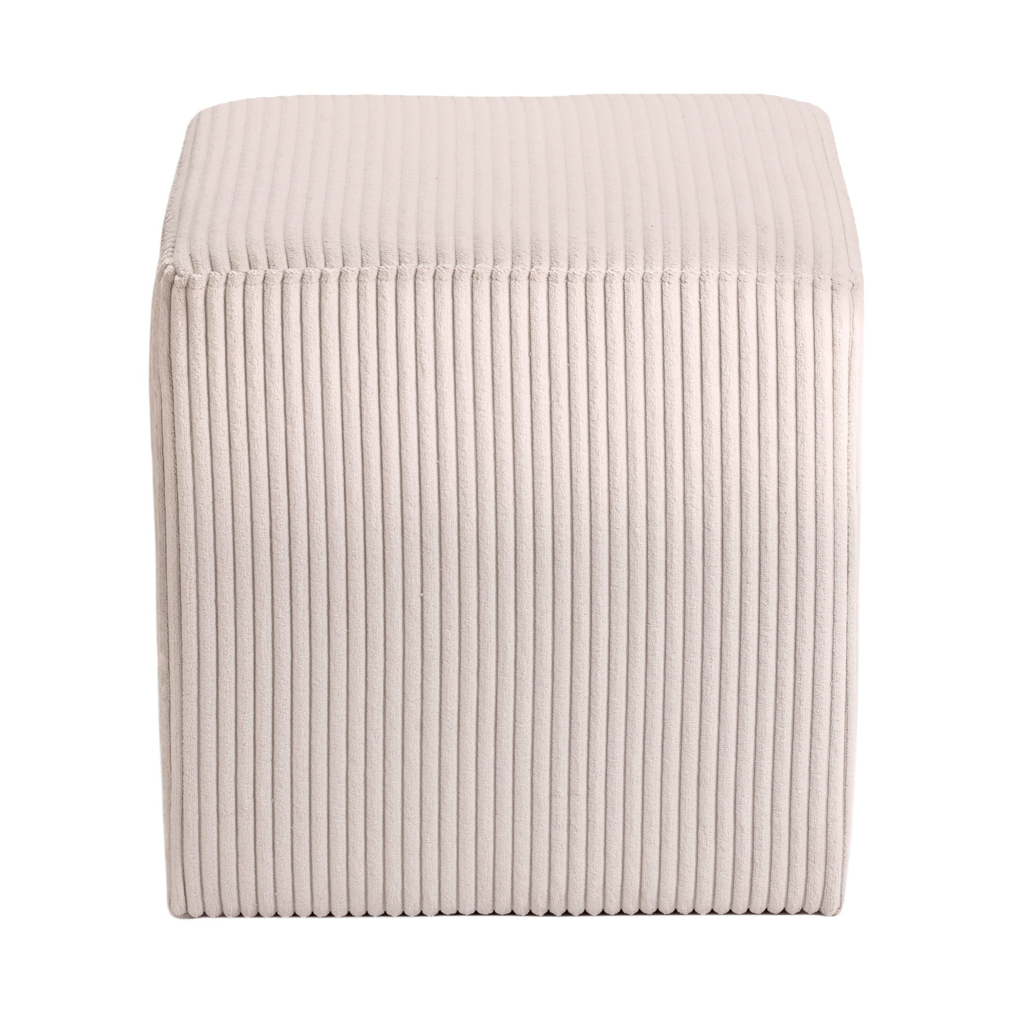 Renata Microsuede Fabric Upholstered Stool