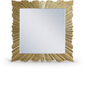 Geraldine Gold Gold Leaf Frame Mirror