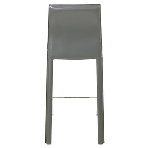 Gervin Set of 2 Counter Stool in Anthracite
