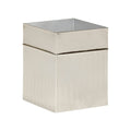 Wallace Wastebasket - Nickel