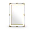 Frieda Gold Acrylic And Metal Frame Mirror