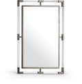 Frieda Chrome Acrylic And Metal Frame Mirror