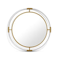 Frieda Gold Acrylic And Metal Frame Mirror