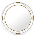 Frieda Gold Acrylic And Metal Frame Mirror