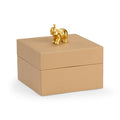 Elephant Handle Box - Tan