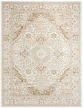 Dekor Ivory Taupe Vintage Polypropylene Area Rug