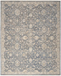 Retreat Blue Vintage Polyester Area Rug