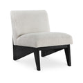 Colinette Cream Boucle Fabric Upholstered Accent Chair