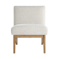 Colinette Cream Boucle Fabric Upholstered Accent Chair