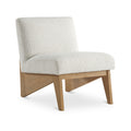 Colinette Cream Boucle Fabric Upholstered Accent Chair
