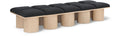 Ornella Black Boucle Fabric Upholstered 10pc. Modular Bench - 10C
