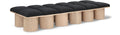 Ornella Black Boucle Fabric Upholstered 12pc. Modular Bench - 12D