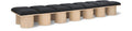 Ornella Black Boucle Fabric Upholstered 14pc. Modular Bench - 14C
