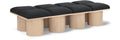 Ornella Black Boucle Fabric Upholstered 8pc. Modular Bench - 8C