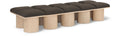 Ornella Brown Boucle Fabric Upholstered 10pc. Modular Bench - 10C