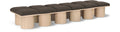 Ornella Brown Boucle Fabric Upholstered 12pc. Modular Bench - 12C