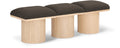 Ornella Brown Boucle Fabric Upholstered 3pc. Modular Bench - 3A