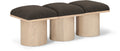 Ornella Brown Boucle Fabric Upholstered 3pc. Modular Bench - 3B
