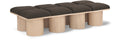 Ornella Brown Boucle Fabric Upholstered 8pc. Modular Bench - 8C