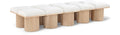 Ornella Cream Boucle Fabric Upholstered 10pc. Modular Bench - 10C