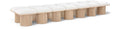 Ornella Cream Boucle Fabric Upholstered 14pc. Modular Bench - 14C