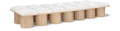 Ornella Cream Boucle Fabric Upholstered 14pc. Modular Bench - 14D