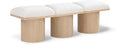 Ornella Cream Boucle Fabric Upholstered 3pc. Modular Bench - 3A