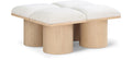 Ornella Cream Boucle Fabric Upholstered 4pc. Modular Bench - 4C
