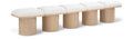 Ornella Cream Boucle Fabric Upholstered 5pc. Modular Bench - 5A