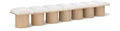 Ornella Cream Boucle Fabric Upholstered 7pc. Modular Bench - 7B