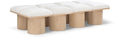 Ornella Cream Boucle Fabric Upholstered 8pc. Modular Bench - 8C