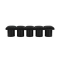 Ornella Black Boucle Fabric Upholstered 5pc. Modular Bench - 5B