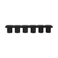 Ornella Black Boucle Fabric Upholstered 6pc. Modular Bench - 6A